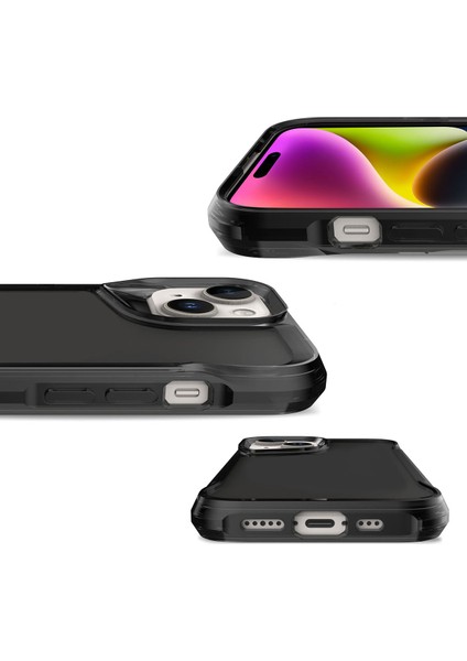 Apple iPhone 15 Kılıf Zore T-Max Kapak-Koyu Gri