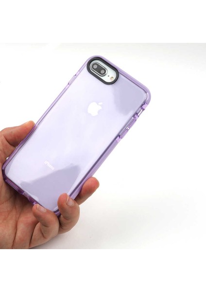 Apple iPhone 8 Plus Kılıf Zore Punto Kapak-Mor