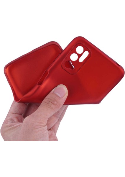 Xiaomi Poco M3 Pro Kılıf Zore Premier Silikon Kapak-Mürdüm