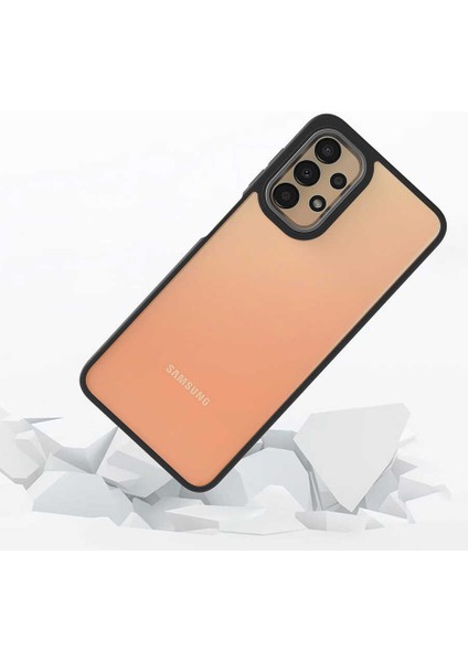 Galaxy A53 5g Kılıf Zore Flora Kapak-Siyah