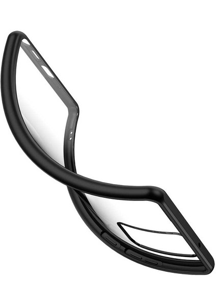 Galaxy Note 20 Kılıf Zore Hom Silikon-Siyah