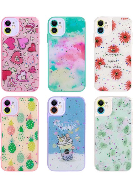 Apple iPhone 11 Kılıf Kamera Korumalı Sert Desenli Zore Pami Kapak-No4