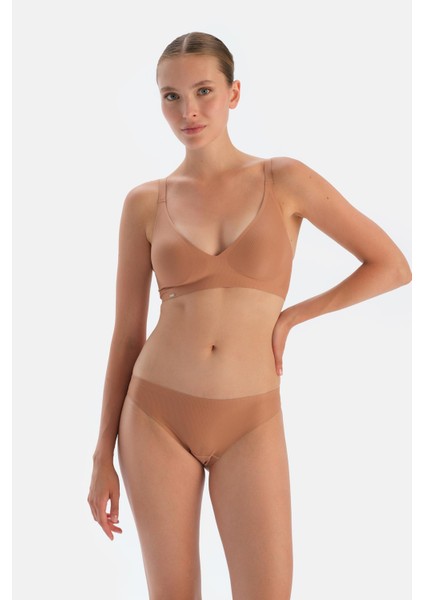 Kahverengi 1123KC Balensiz Dikişsiz Sütyen fırsatları