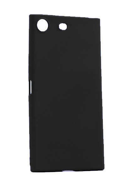 Sony Xperia M5 Kılıf Zore Premier Silikon Kapak-Siyah