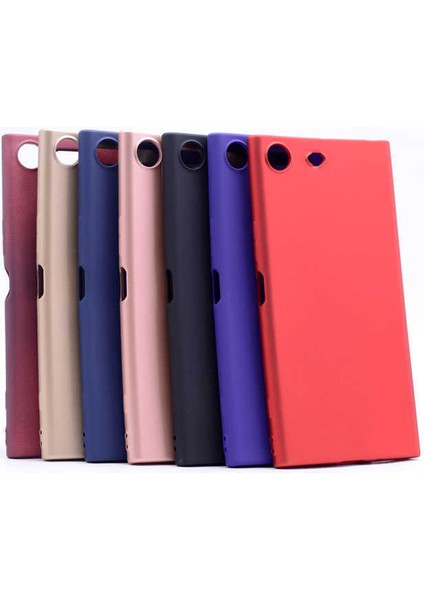 Sony Xperia M5 Kılıf Zore Premier Silikon Kapak-Siyah