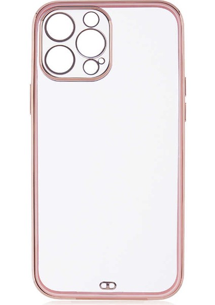 Apple iPhone 13 Pro Max Kılıf Zore Voit Clear Kapak-Pembe