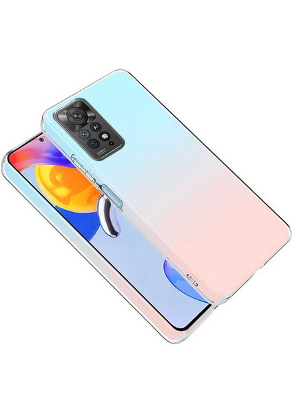 Xiaomi Redmi Note 11 Pro 5g Kılıf Zore Süper Silikon Kapak-Renksiz