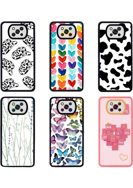 Xiaomi Poco X3 Kılıf Zore M-Fit Desenli Kapak-Heart No6 fiyatları
