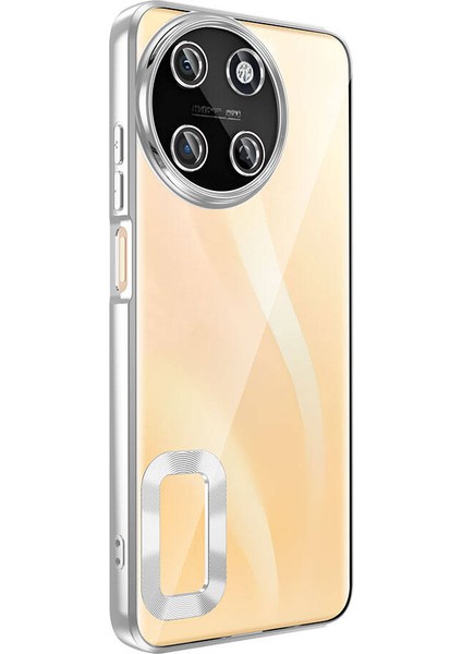Realme 11 4g Kılıf Kamera Korumalı Logo Gösteren Zore Omega Kapak-Lila