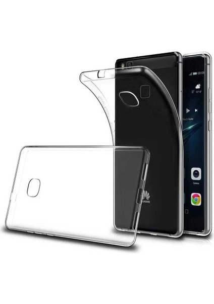 Huawei P10 Lite Kılıf Zore Süper Silikon Kapak-Renksiz