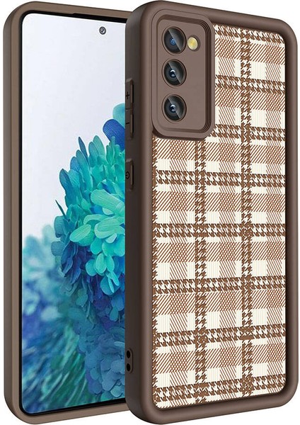 Galaxy S20 Fe Kılıf Kamera Korumalı Baskılı Arka Yüzey Zore Klas Kapak-Siyah