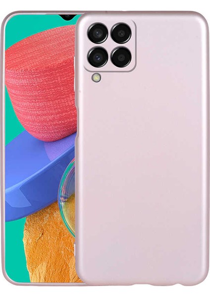 Galaxy M33 Kılıf Zore Premier Silikon Kapak-Rose Gold