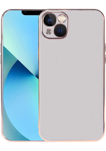 Apple iPhone 13 Kılıf Zore Viyana Kapak-Gümüş