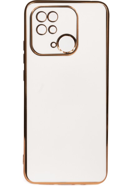 Xiaomi Redmi 10C Kılıf Zore Bark Kapak-Beyaz