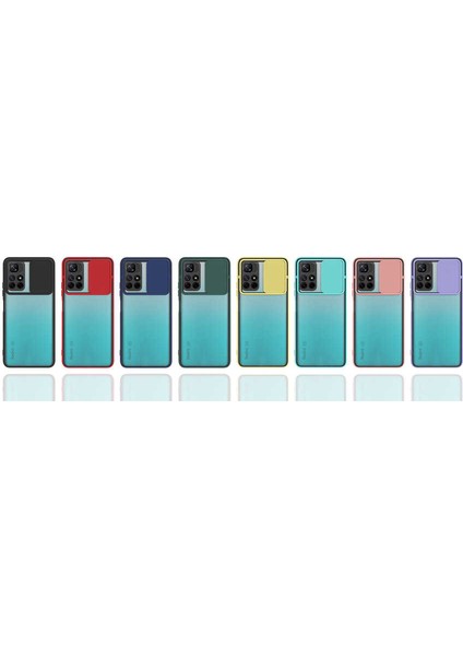 Xiaomi Redmi Note 11T 5g Kılıf Zore Lensi Kapak-Siyah
