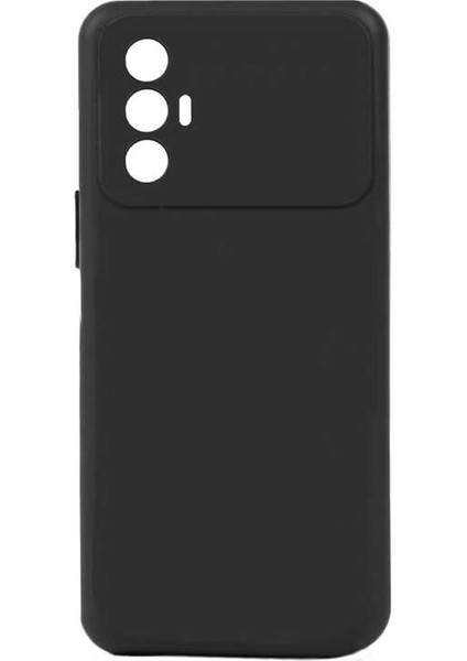 Tecno Spark 8 Pro Kılıf Zore Biye Silikon-Siyah