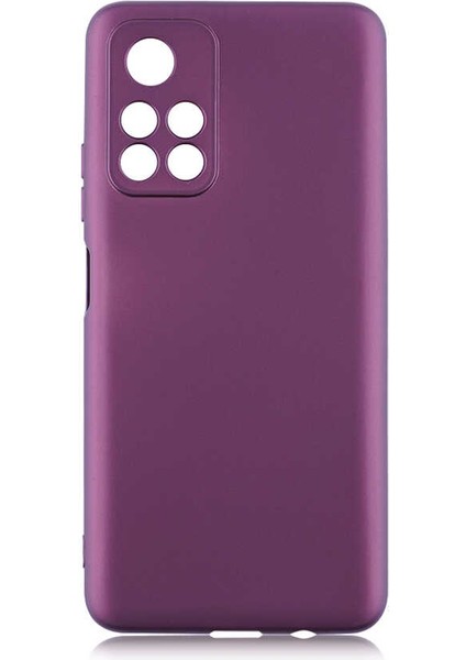 Xiaomi Redmi Note 11T 5g Kılıf Zore Premier Silikon Kapak-Mürdüm