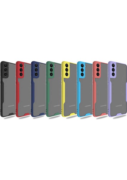 Galaxy S21 Plus Kılıf Zore Parfe Kapak-Lacivert