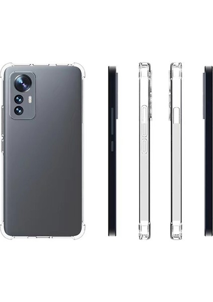 Xiaomi ZORE Xiaomi 12 Lite Kılıf Zore Nitro Anti Shock Silikon-Renksiz