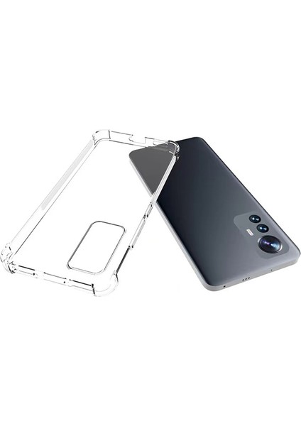 Xiaomi ZORE Xiaomi 12 Lite Kılıf Zore Nitro Anti Shock Silikon-Renksiz