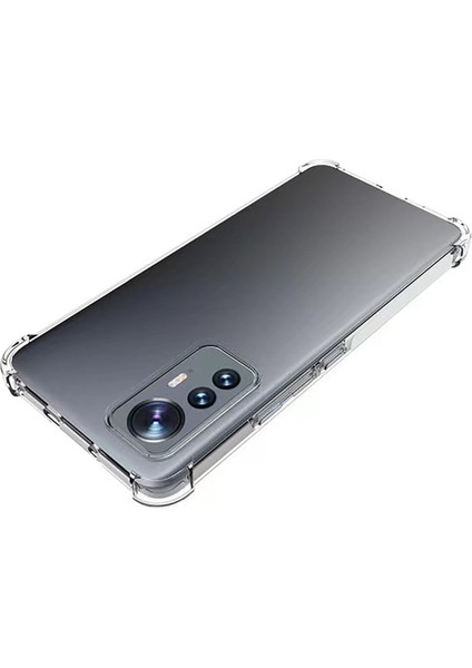 Xiaomi ZORE Xiaomi 12 Lite Kılıf Zore Nitro Anti Shock Silikon-Renksiz