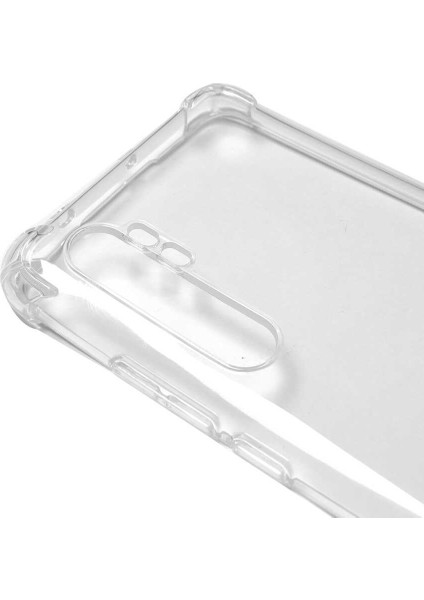 Xiaomi Mi Note 10 Lite Kılıf Zore Kamera Korumalı Nitro Anti Shock Silikon-Renksiz