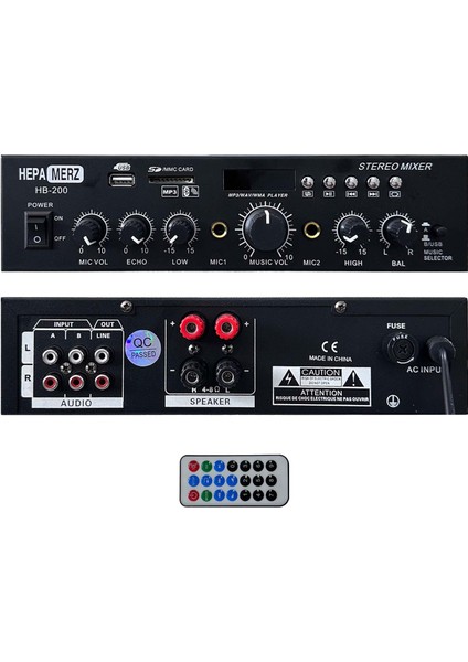Ekonomi Wall Paket-2W Anfi ve Duvar Hoparlörü Seti (1 ANFİ + 2 HOPARLÖR)