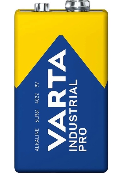 9V Kare Pil Alkalin Industrıal