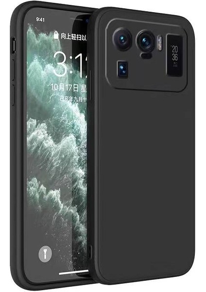 Xiaomi Mi 11 Ultra Kılıf Zore Premier Silikon Kapak-Siyah