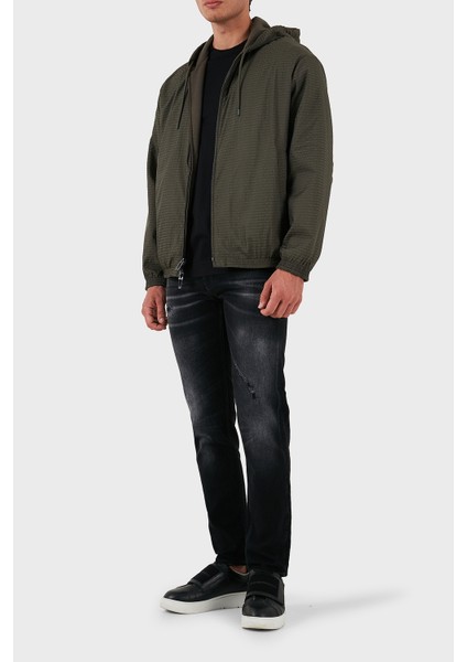 Pamuklu Logolu Regular Fit Fermuarlı Kapüşonlu Yağmurluk Erkek Yağmurluk 6D1MD3 1jhsz 06K0 modelleri