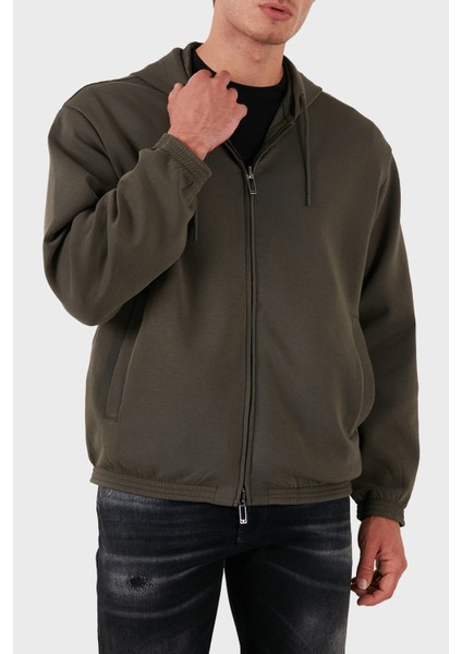 Pamuklu Logolu Regular Fit Fermuarlı Kapüşonlu Yağmurluk Erkek Yağmurluk 6D1MD3 1jhsz 06K0 indirimleri