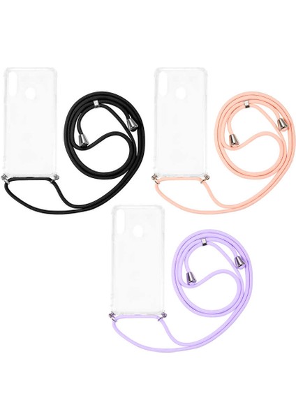 Galaxy A20S Kılıf Zore X-Rop Kapak-Renksiz