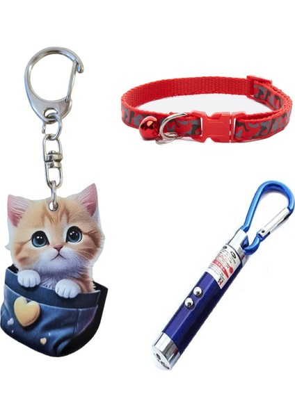 Kedi Aksesuar ve Oyun Seti (Sevimli)