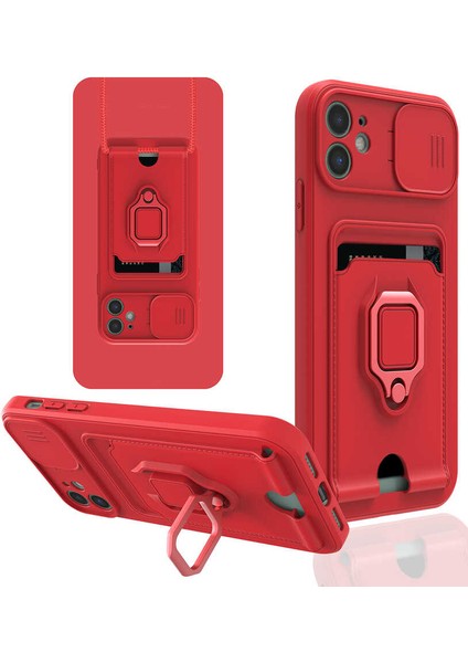 Apple iPhone 11 Kılıf ​zore Pelit Kapak-Kırmızı