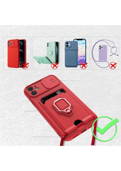 Apple iPhone 11 Kılıf ​zore Pelit Kapak-Kırmızı
