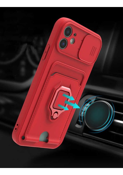 Apple iPhone 11 Kılıf ​zore Pelit Kapak-Kırmızı