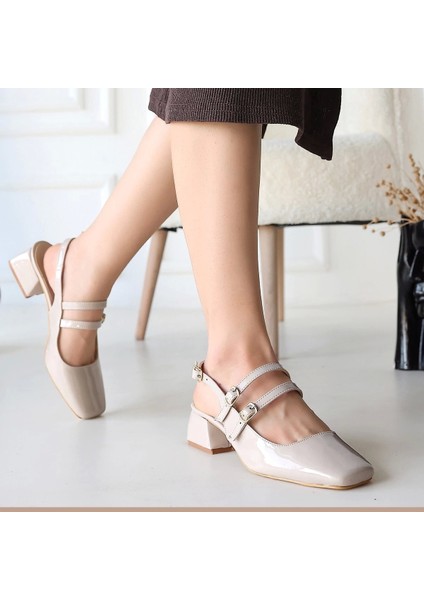 Juldi Bej Rugan Topuklu Ayakkabı fırsatları