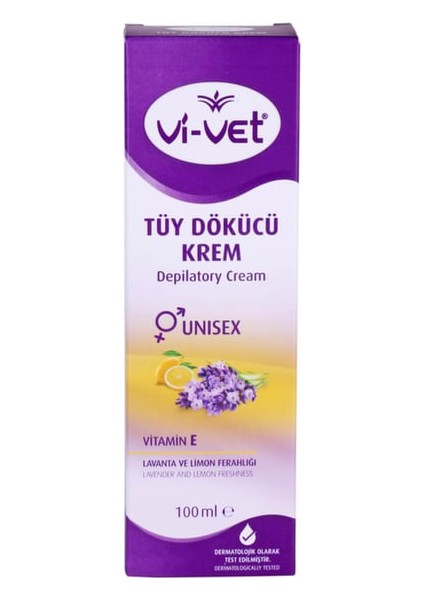 Tüy Dökücü Krem Vitamin E Unisex 100 ml