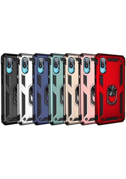 Galaxy A02 Kılıf Zore Vega Kapak-Gri