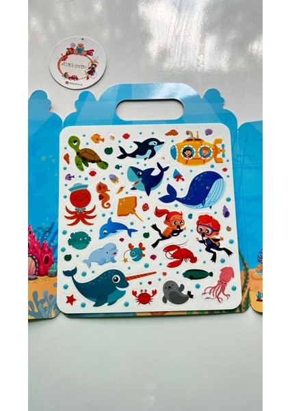 Tekrar Kullanılabilen Ilk Sticker Kitabım Deniz Hayvanları Kitap indirimleri