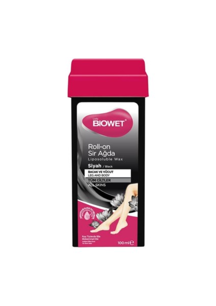 Bıowet Roll-On Sir Ağda Siyah Şekersiz 100 ml