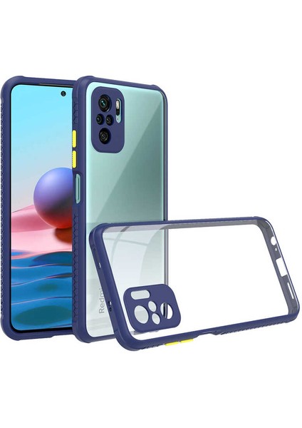 Xiaomi Redmi Note 10 Kılıf ​​zore Kaff Kapak-Lacivert