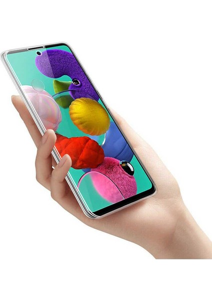 Galaxy A71 Kılıf Zore Enjoy Kapak-Renksiz