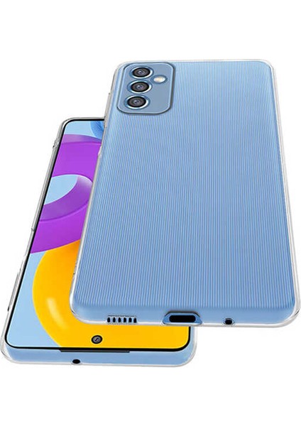 Galaxy A03S Kılıf Zore Kamera Korumalı Süper Silikon Kapak-Renksiz