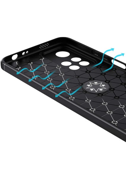 Xiaomi Redmi Note 11 Pro 5g Kılıf Zore Ravel Silikon Kapak-Siyah-Mavi