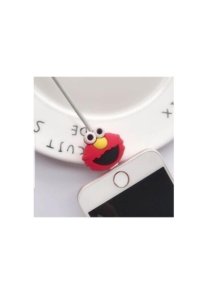 Sevimli Silikon Kablo Koruyucu Elmo