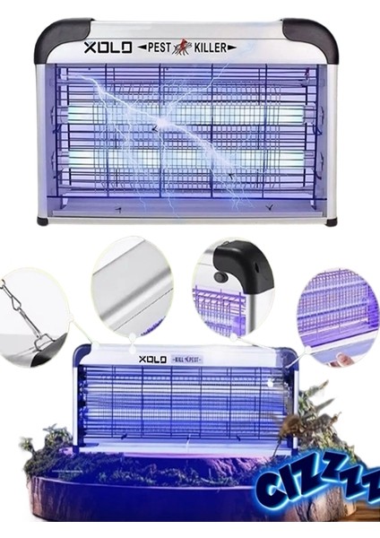 Xt Sinek Cız Cihazı Etkili Elektrikli Sinek Haşere ve Böcek Yok Edici