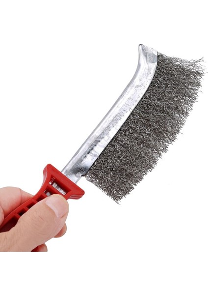 Emka Plastik Saplı Boya Temizleyici Tel Fırça
