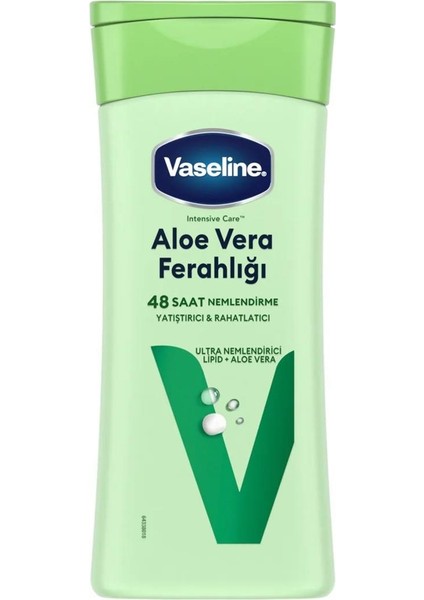 Vücut Losyonu Aloe Vera Ferahlığı Kuru Ciltler Için 200 ml