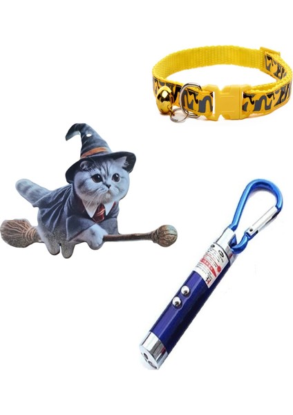Kedi Aksesuar ve Oyun Seti (Sevimli Cadı)